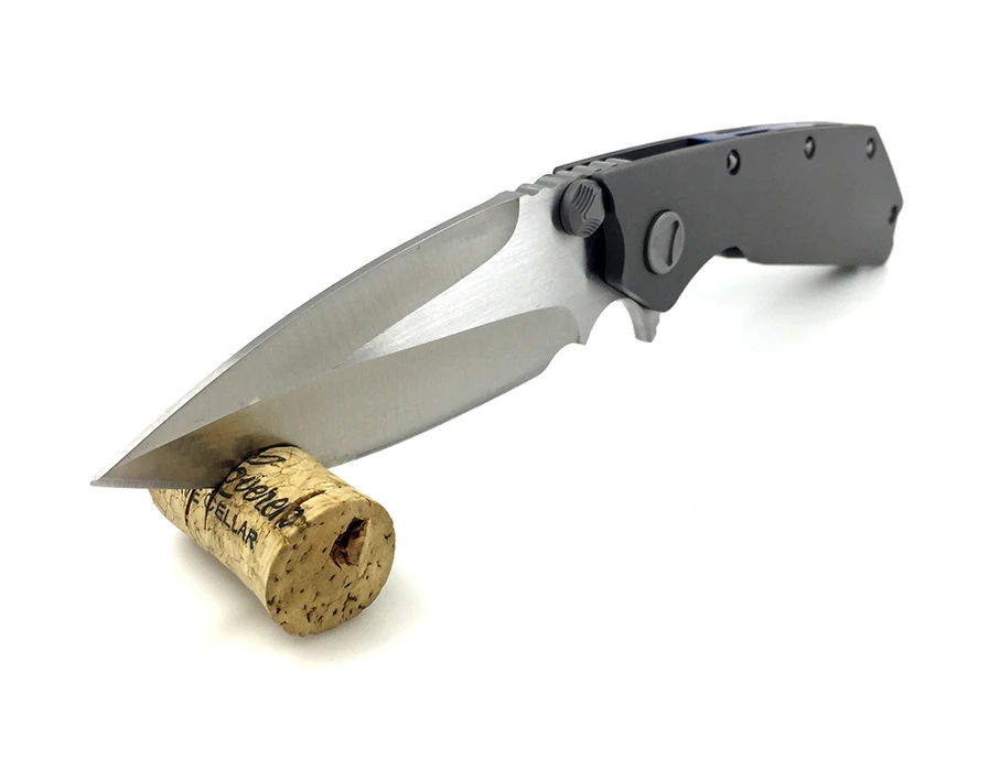 D2 Blade Tactical Folding Knife EDC Combat Pocket Survival Knives Outdoor Hunting Camping Tools Bearing System Titanium Handle