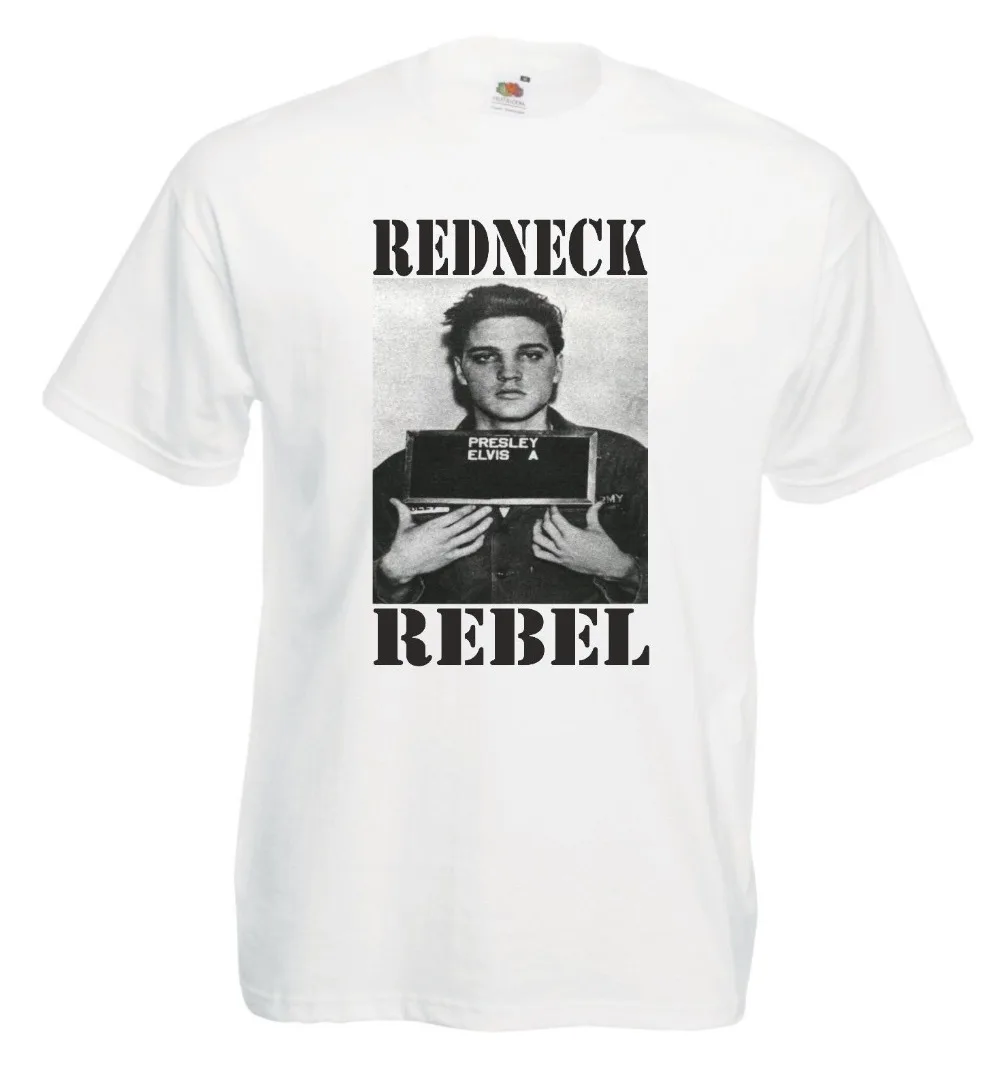 

ELVIS " Redneck RIBELLE " MUGSHOT T-SHIRT, Rock'N'Roll Legend
