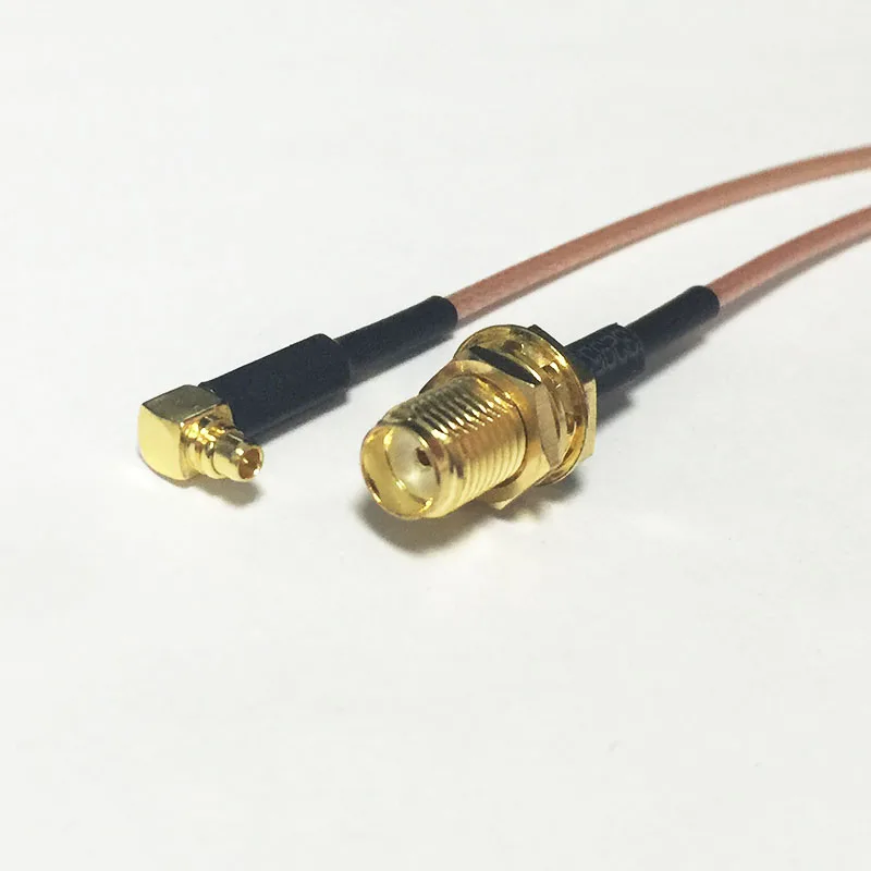 Modem Extension Cable SMA Female Jack nut Switch MMCX Male Plug Right