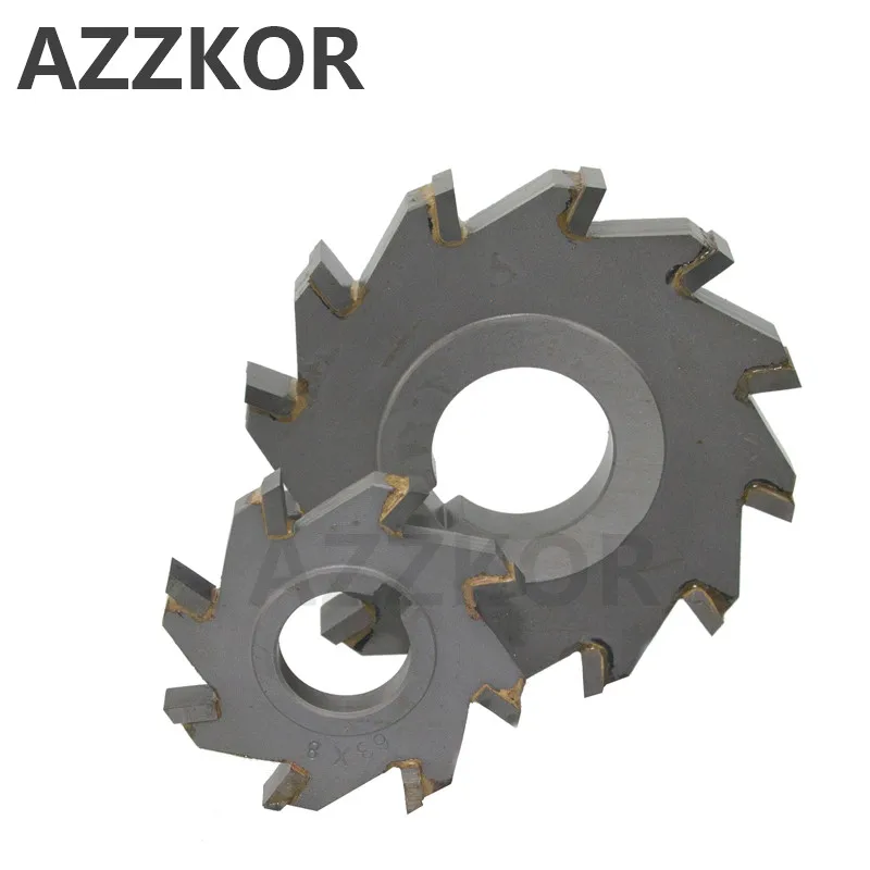 Baratos Sierra de disco de tres lados Indexable cortador de aleación de revestimiento de tungsteno herramienta de acero Cnc cuchilla de Maching herramientas de carburo AZZKOR plano