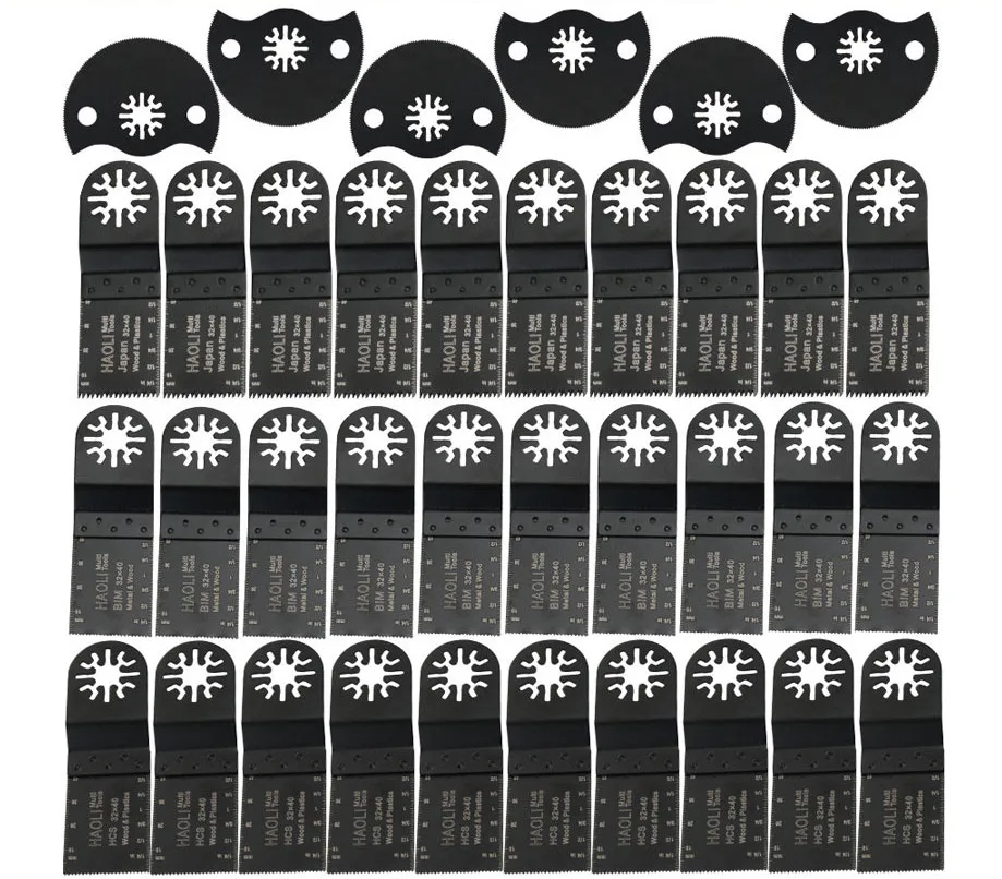

36 pcs oscillating multi tool saw blades for multifunction electric tool accessories as Fein multimaster,TCH, Dremel ,metal cut