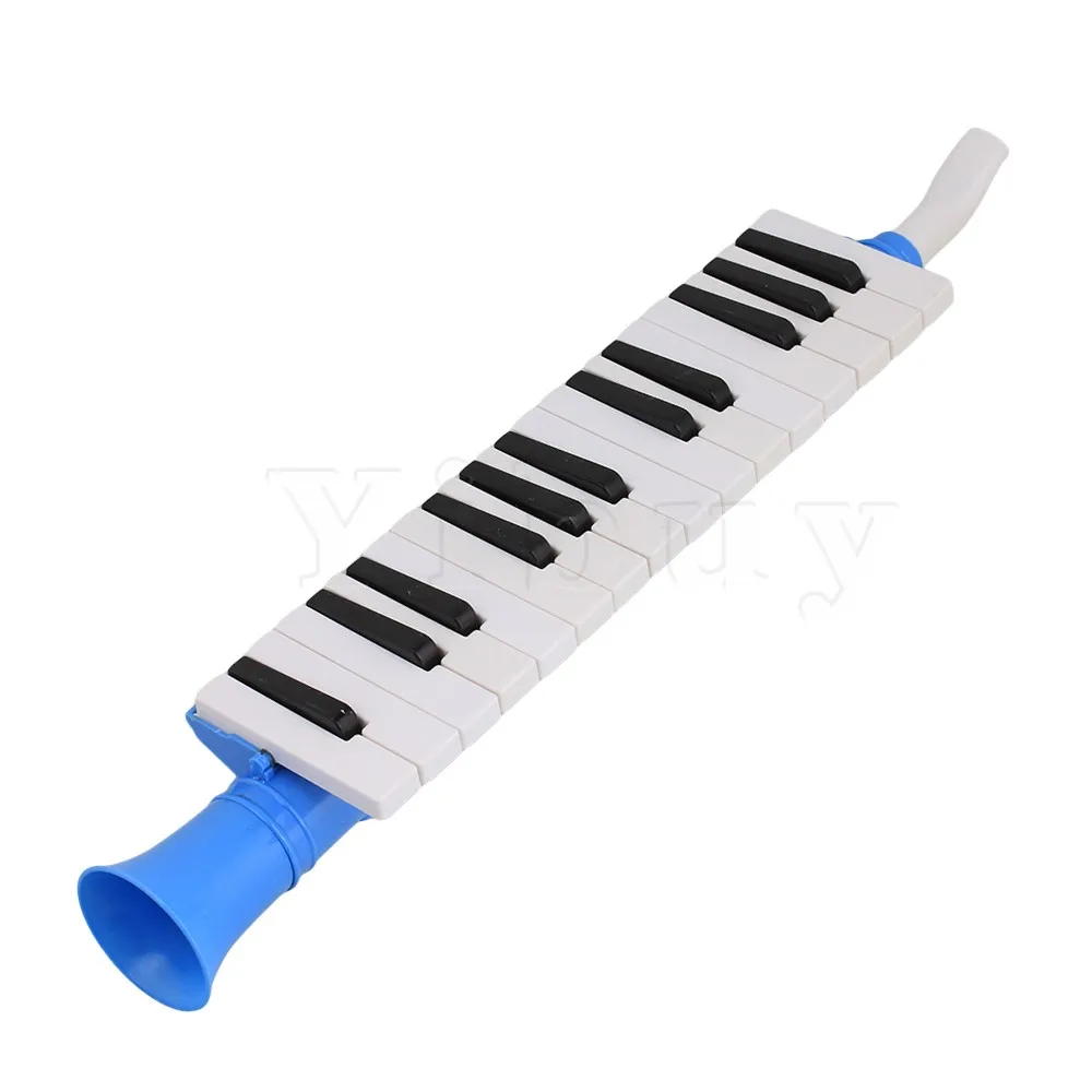 Yibuy голубой легкий 27 клавиш Note Melodica Wind Piano Mouth орган из пластика|mouth organ|keys melodicakey