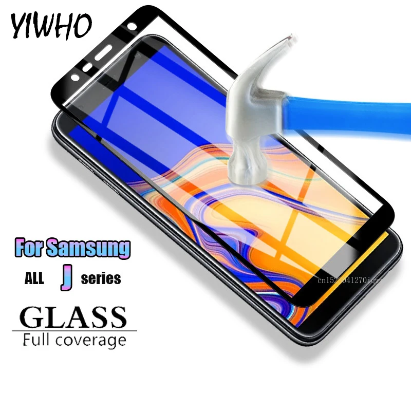 

Tempered Glass for Samsung Galaxy J6 Plus J2 J4 J8 2018 Case Screen Protector on For Samsung J3 J5 J7 Pro 2017 Protective Film