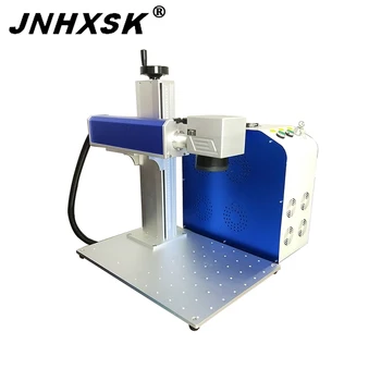 

JNHXSK 20W fiber laser fiber laser marking machine 150x150mm for metal stainless steel phone cover mini marking machine