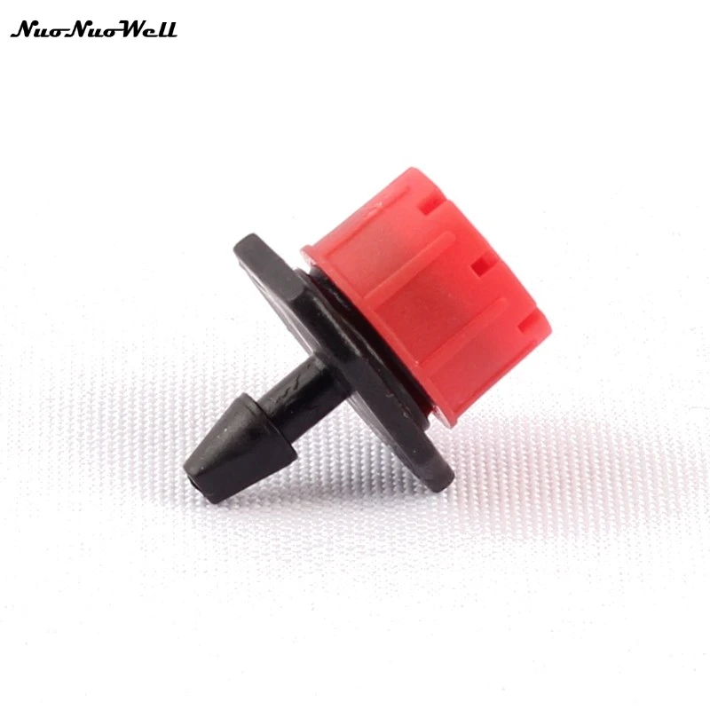 40pcs NuoNuoWell 8 Holes Emitter Adjustable Irrigation Barbed Drip Head