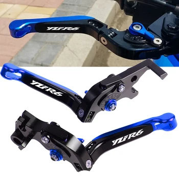 

For YAMAHA YZFR6 YZF R6 1999-2004 2000 2001 2002 2003 Brake Clutch Extendable Handle Levers Folding Lever Motorcycle Accessories