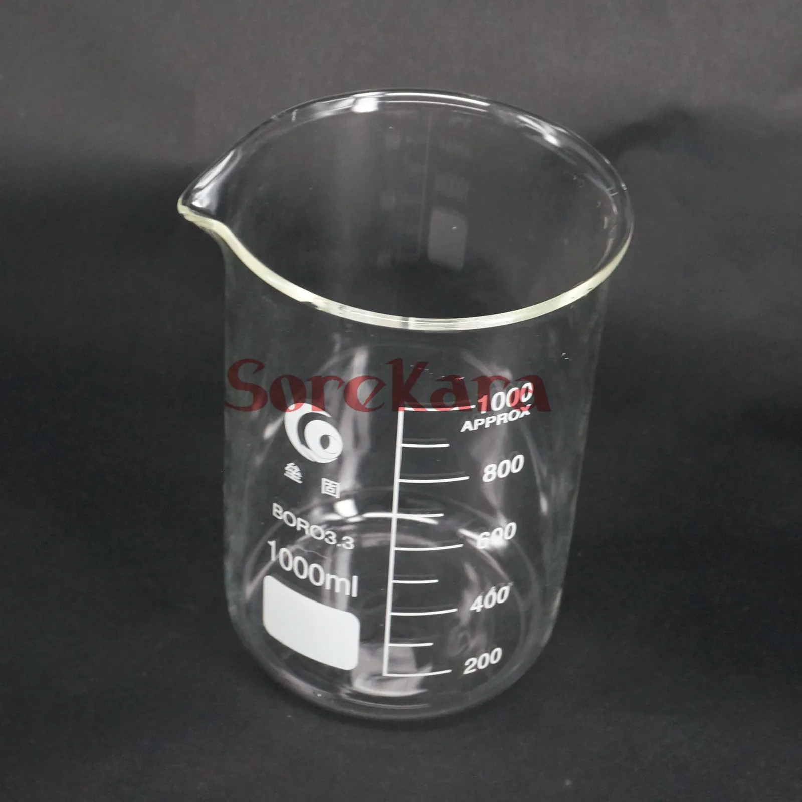 1000ml Low Form Beaker Chemistry Laboratory Borosilicate Glass