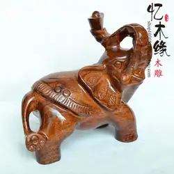 Dongyang палисандр деревянные украшения как слон украшения фэн-шуй бизнес-подарки палисандр благоприятный Специальное предложение;