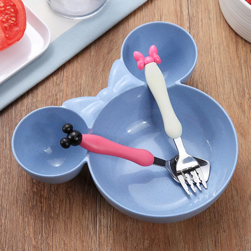 3Pcs Baby Wheat Tableware Solid Feeding Cartoon Dishes Baby Kids Training Bowl Plate Food Feeding Dinnerware Set for Children 3Pcs Baby Wheat Tableware Solid Feeding Cartoon Dishes Baby Kids Training Bowl Plate Food Feeding Dinnerware Set for Children