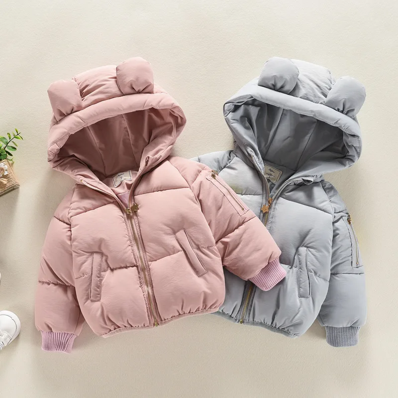 Baby Girls Jackets Children Clothes 2018 Autumn Winter Coats For Girls Down Jackets Baby Boy Coat Kids Hooded Warm Outerwear