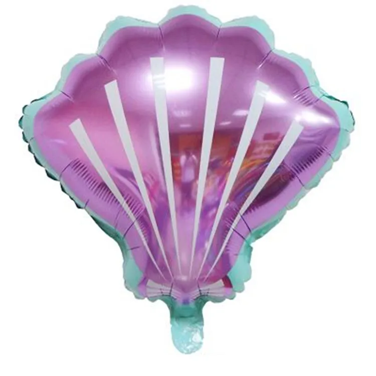 2 шт. розовый фиолетовый Гавайский корпус фольги Воздушные шары Русалка день рождения ребенка душ украшения для вечеринок морская игрушка