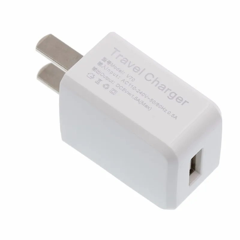 

100pcs/lot new arrival mobile phone charger 1.5A output Charging Cube For iphone Single USB Wall Charger