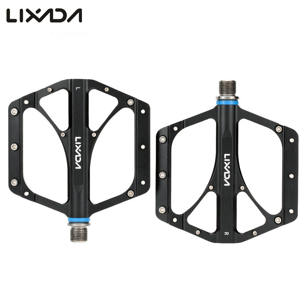RockBros Bike Bicycle Pedals Aluminum Alloy Platform Sealed Bearing Axle 9//16/"