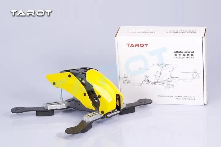 

Tarot Robocat TL250c 250mm cabon Fiber Quadcopter Frame with Hood Cover for FPV F15871