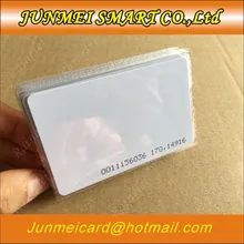 100 шт./лот смарт-карт проксимити карты RFID 125 кГц EM4100 TK4100 RFID Подвеска карты доступа Управление посещаемость времени