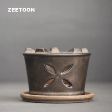 Японский Стиль теплые чайный набор для подогрева керамика Винтаж теплые свечной обогреватель дома чайная посуда подставка для чайника полка ночник