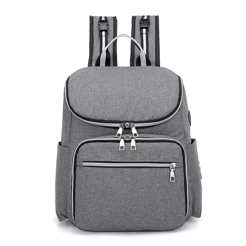 

USB Charging Backpack Fashion Mummy Maternity Nappy Bag Brand Large Capacity Travel Backpack Designer Nursing Bag for Baby Care