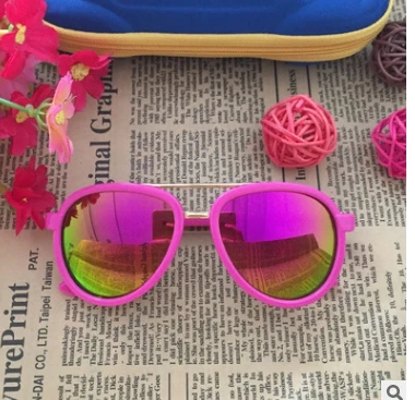 Светоотражающие ртути детские солнцезащитные очки для мальчиков и девочек Солнцезащитные очки милые мода 2907 аксессуары для очков зеркало дети оттенки UV400