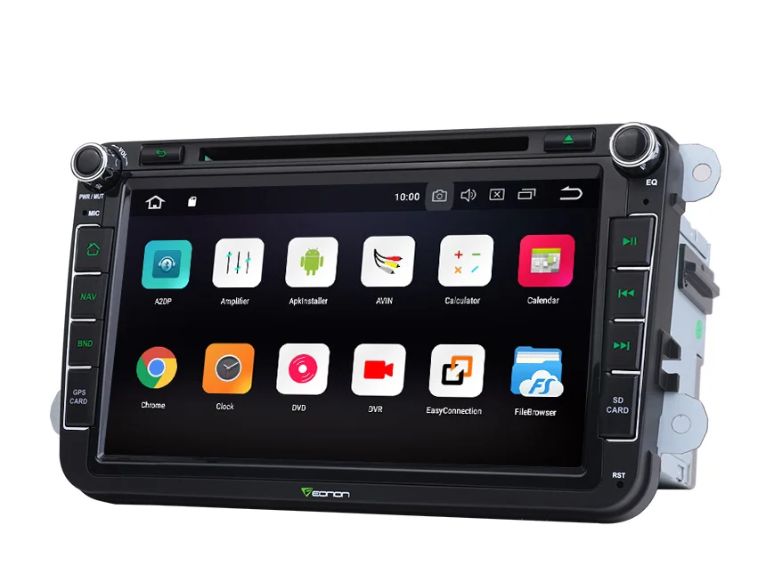 Top Android 8.0 Oreo OS 8" Car DVD Multimedia GPS Radio for Volkswagen Amarok 2010-2015 & Tiguan 2007-2015 & Sagitar 2005-2015 3