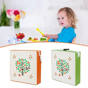 

1pcs High Density Sponge Full Leather Layer Kids Heightening Chair Tree Pattern
