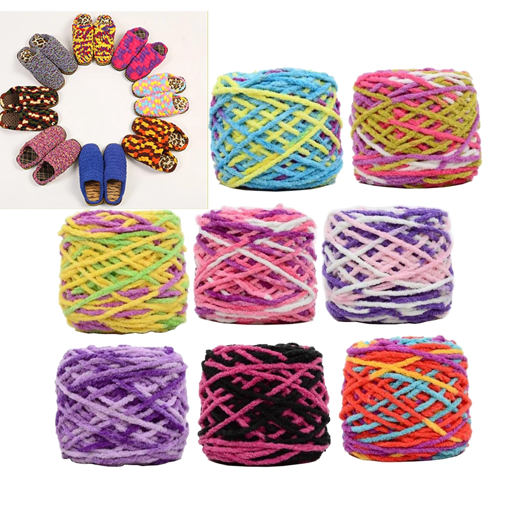 rainbow chunky wool