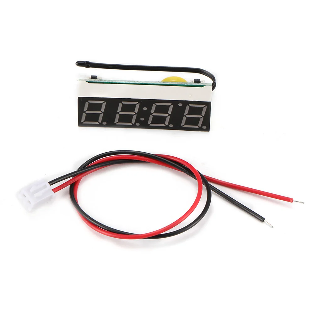 AOZBZ Car Electric Clock Digital Timer Temperature Clock Thermometer Voltmeter Digital Clock Green Blue Red LED Display AOZBZ Car Electric Clock Digital Timer Temperature Clock Thermometer Voltmeter Digital Clock Green Blue Red LED Display