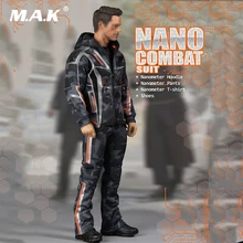 1:6 комплект мужской одежды нано боевой костюм и обувь модель для 12 дюймов Железный человек Тони фигурка аксессуар
