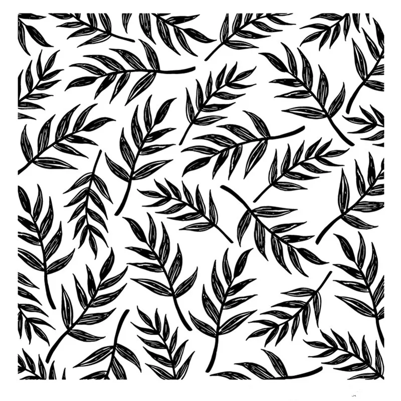 

ZFPARTY Leaves Background Transparent Clear Silicone Stamp/Seal for DIY scrapbooking/photo album Decorative card making