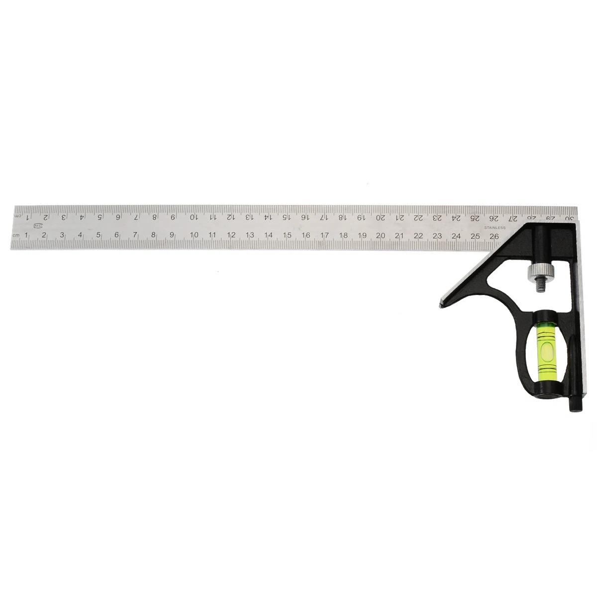 Aluminum steel 300mm/12" Engineers Try Square Set Right Angle Guide With Level 
