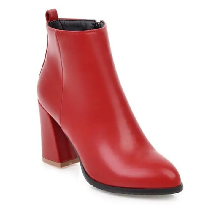 Зимняя модная обувь Женская Chaussure Femme Ботильоны Martin Свадебные женские