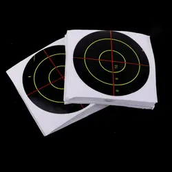 100 шт бумажная цель для стрельбы мишеней реактивной Splatter Dia. 7,5 см для съемки в помещении или на открытом воздухе