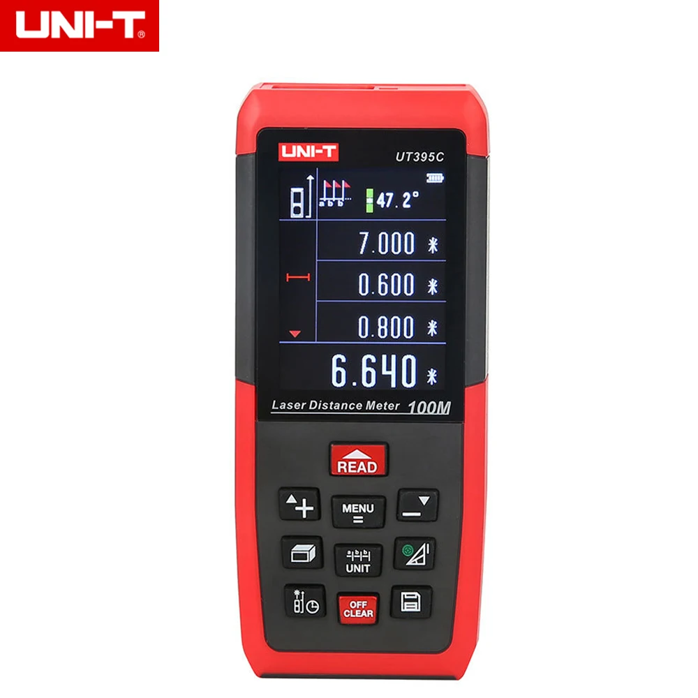 

UNI-T UT395C 100M Digital Laser Range Finder Measure Area/Volume Tool