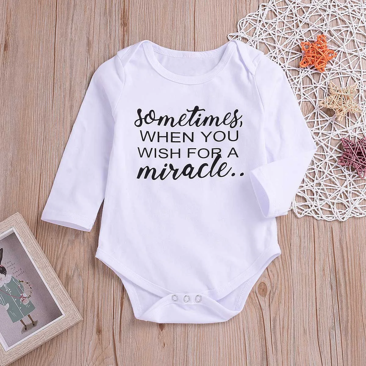

high quality Cotton Toddler Baby Boys Girls Long Sleeve Letter Print Romper Jumpsuit Clothes18 Autumn NEW
