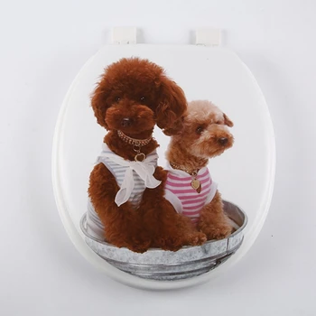 

soft toilet seat 2018 hight quality toilet seat decoration embroider sponge toilet lid cover fashion 17" toilet seat cover set