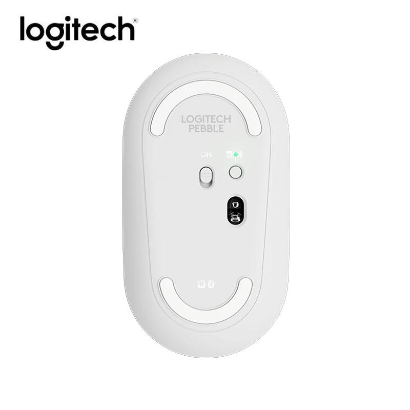 НОВАЯ тонкая и легкая Бесшумная Bluetooth Мышь Logitech PEBBLE портативная современная