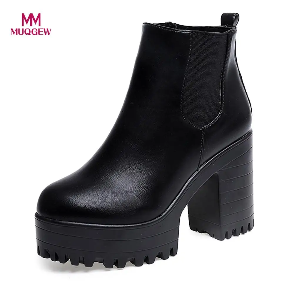 chaussure a talon bottine