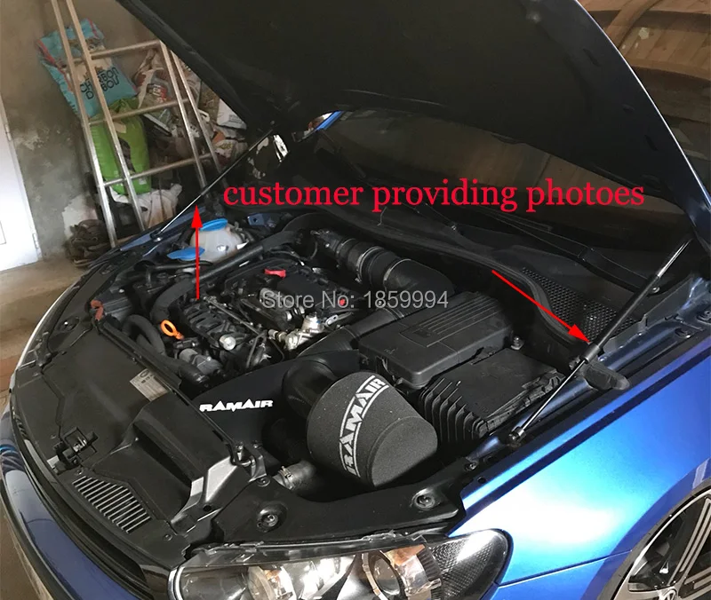Us 25 2 28 Off Car Front Hood Engine Cover Supporting Hydraulic Rod Strut Spring Shock Bars Bracket For 2012 2017 Vw Scirocco In Interior Mouldings