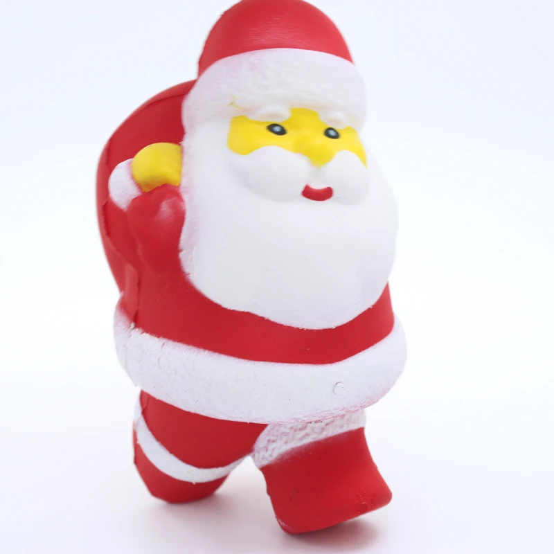 

Santa Claus Squishy Slow Rising Jumbo Christmas Pendant Straps Soft Squeeze Bread Cake Gift Kid Fun Toys for Children