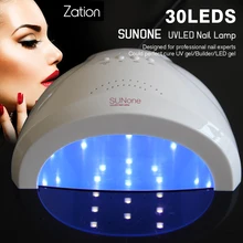 Zation инструменты для ногтей Сушилка для ногтей УФ светодиодный Гель-лак 48 Вт УФ светодиодный светильник УФ лампа для сушки ногтей для всех гелей лак для маникюра