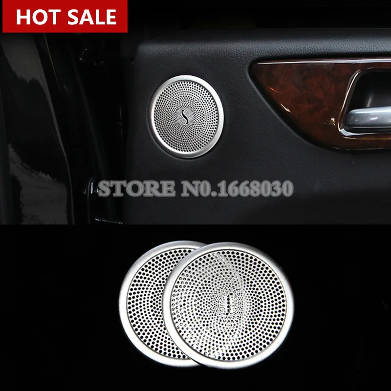 

Interior Rear Door Speaker Cover Trim 2pcs For Mercedes Benz GLE W166 /Coupe C292 2015-2018