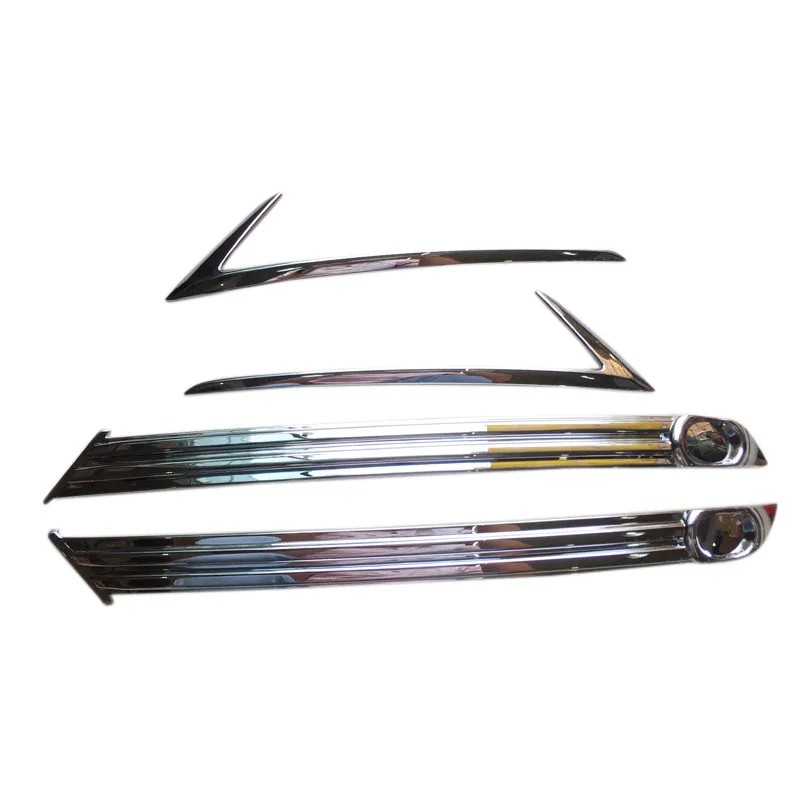

Low -equipped! 4pcs Exterior Car-styling Chrome Front & Rear Fog Light Cover For Mazda CX-5 2nd Generation 2017 2018