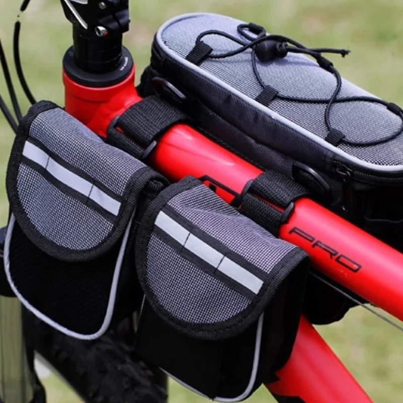 

Four in One Bicycle Riding Bag Bike Front Rack Bags Cycling Panniers Frame MTB Road Bicicleta Ciclismo Rack Outdoor Sport XA141D