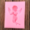 3D Angel Baby Silicone Mold Baby Birthday Party Cake Decorating Tools Cupcake Topper Fondant Baking Chocolate Candy Molds ► Photo 3/6