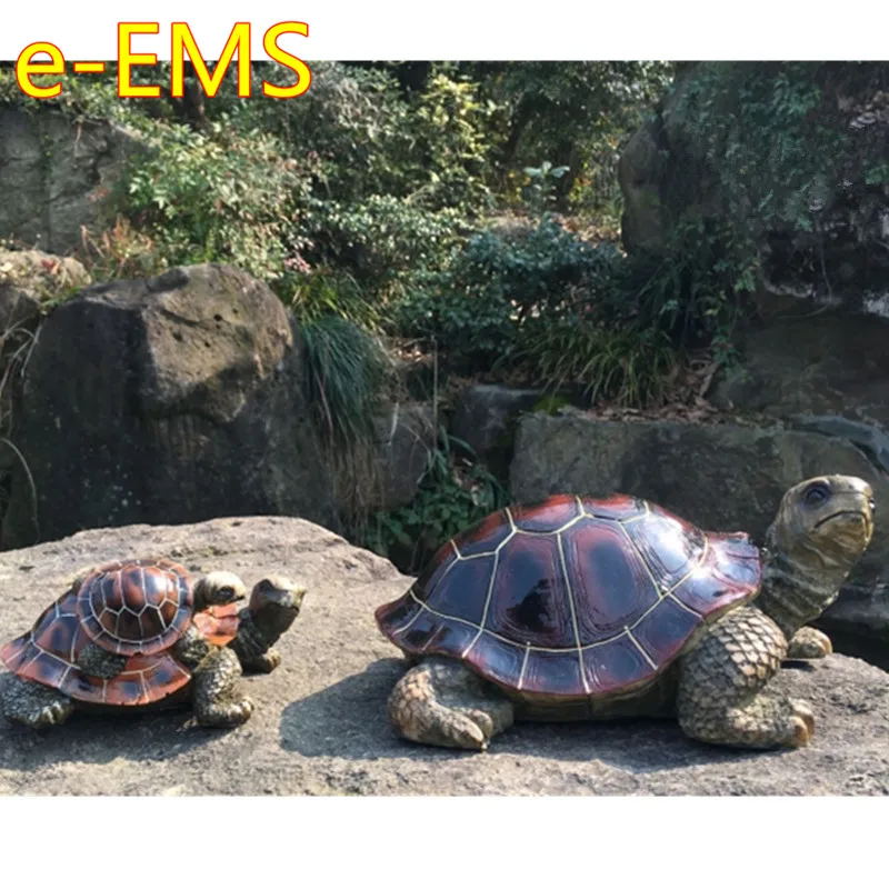 

Simulation Animal Tortoise Creative Resin Craftwork Statue Countryside Villa Garden Decoration G2454