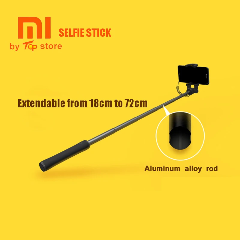 Original Xiaomi Xiomi Mi font b Selfie b font font b Stick b font Extendable Selfiestick