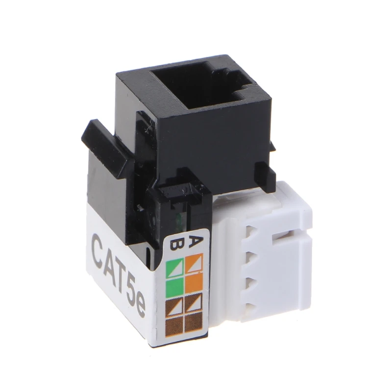 5 шт. CAT5E UTP сетевой модуль RJ45 разъем информационный Keystone Jack|Компьютерные кабели и