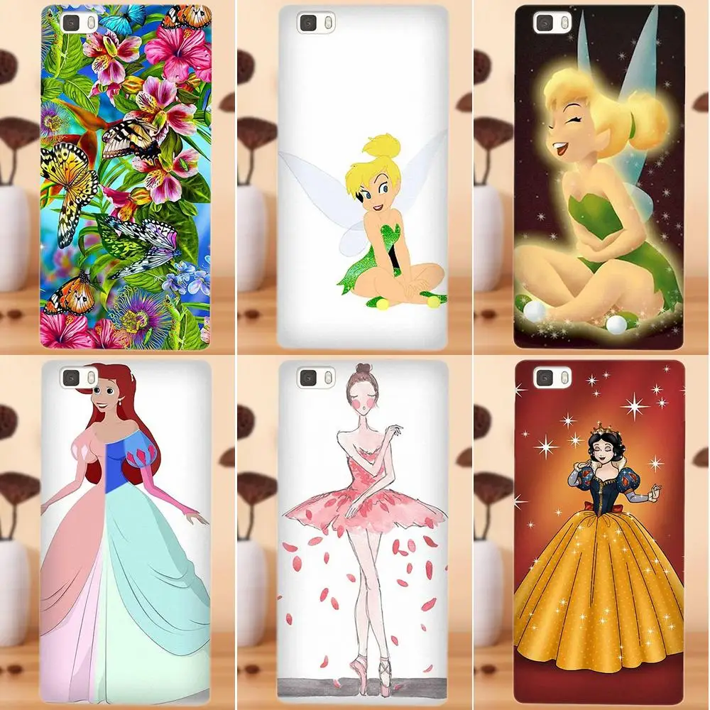 

Tinker Bell Butterfly Cat Snow White Little Mermaid For Xiaomi Redmi 4 3 3S Pro Mi3 Mi4 Mi4i Mi4C Mi5 Mi5S Mi Max Note 2 3 4