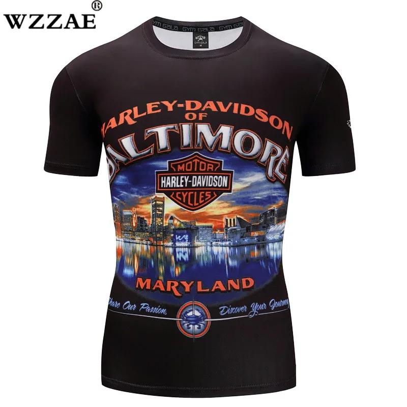 

2018 New Design Fashion Casual 3D T-shirt Printing Letter Sweatshirt Absorb sweat Quick-Drying Compress Tshirt Fitness Tee