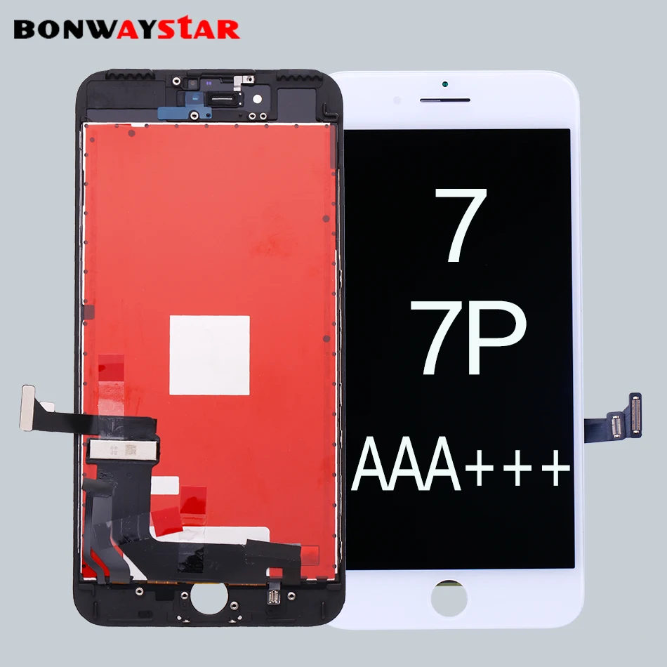 ЖК дисплей для iphone 7 plus сенсорный экран дигитайзер в сборе Замена pantalla деталь