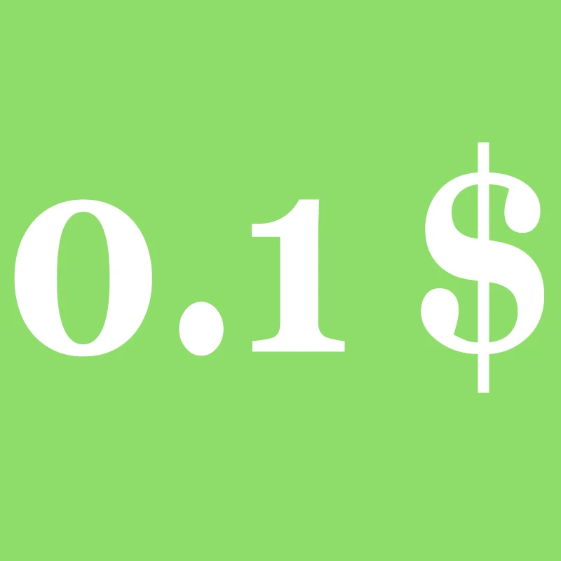 

Extra Fee 1 $ Extra Fee/cost just for the balance of your order/shipping cost